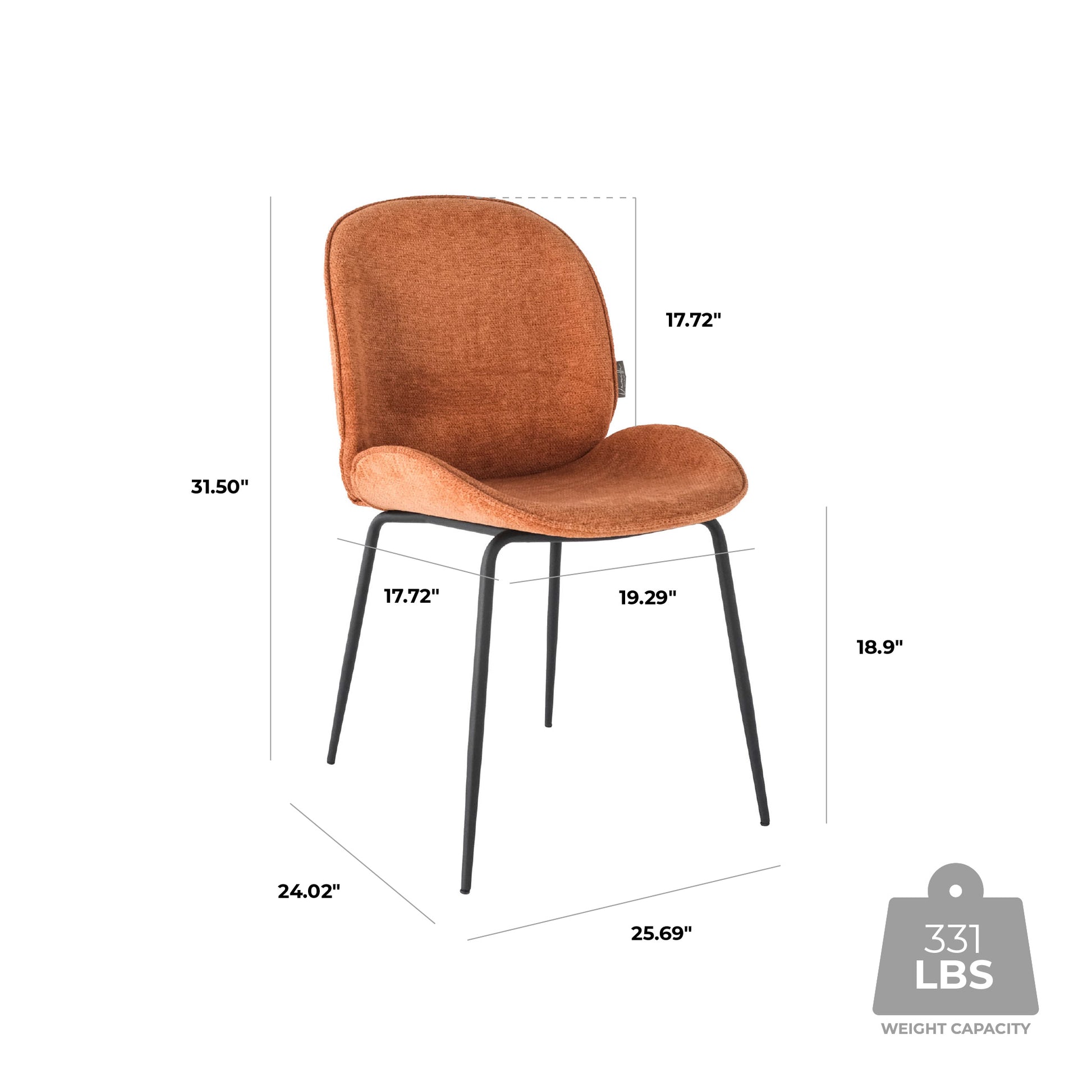 apricot beetle chair