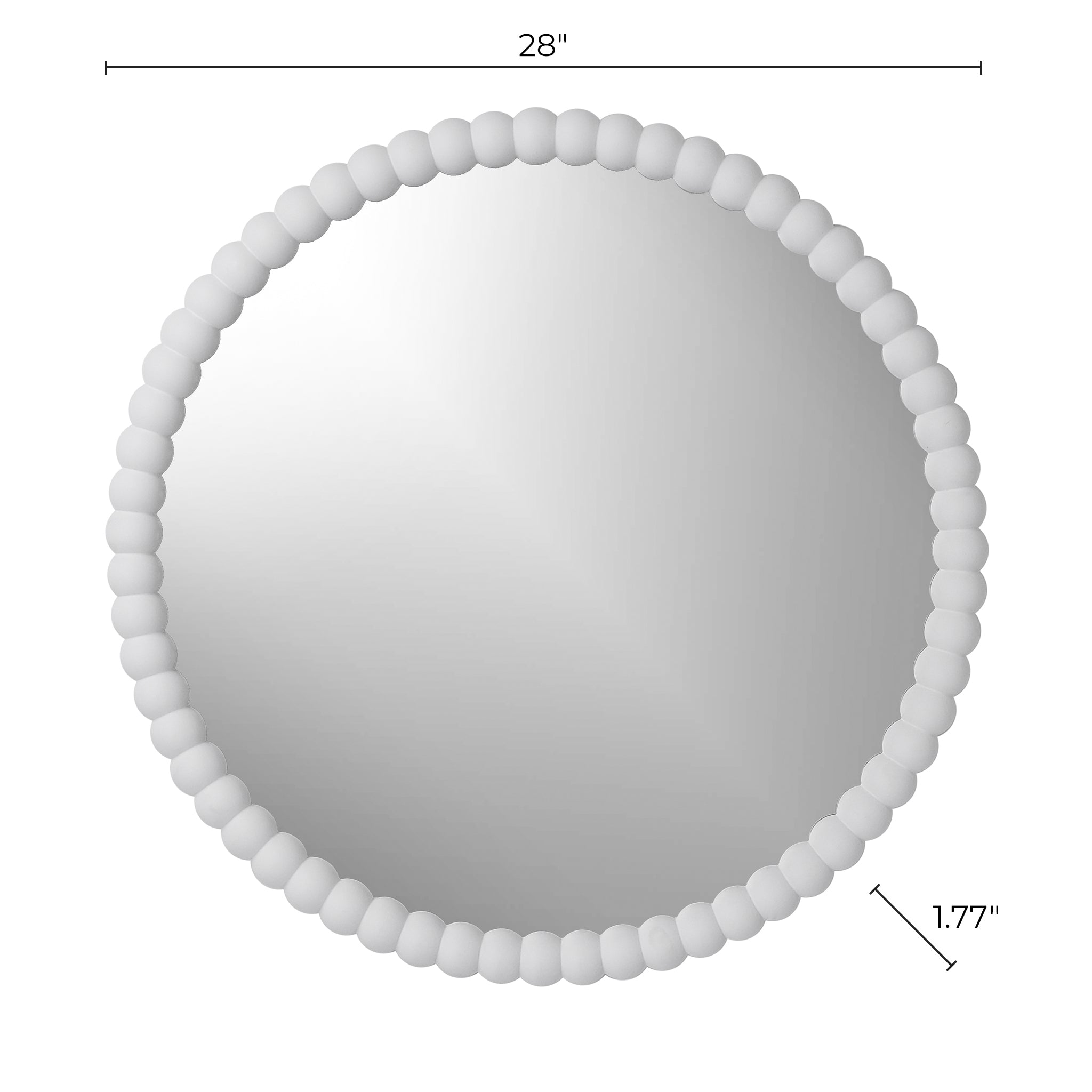 Round mirror dimensions