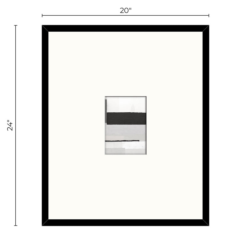 dimensions of matted art under acrylic 