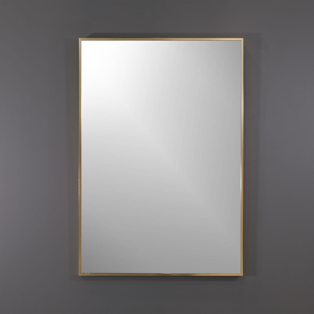 gold framed wall mirror