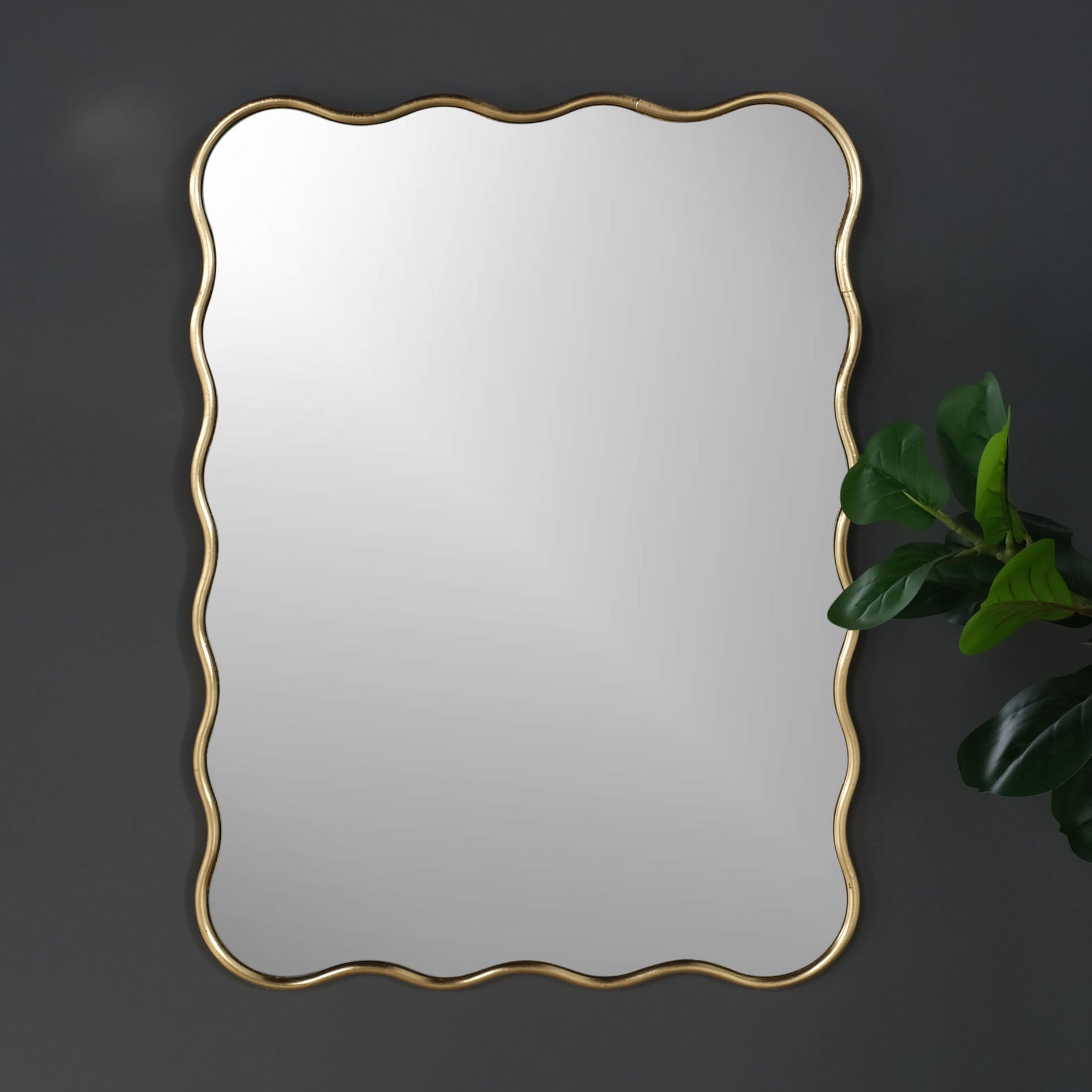 gold decorative gold mirror